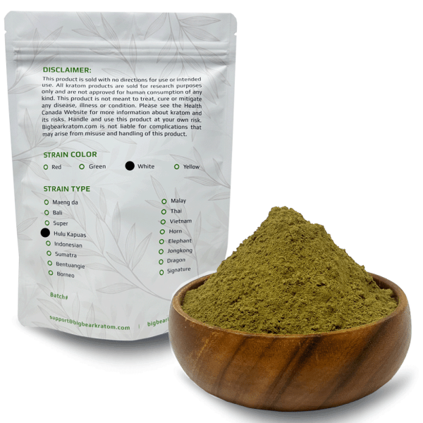 Big Bear Kratom White Kapuas Bag Information